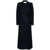 Harris Wharf London LONDON Harris Wharf London Long Wool Coat With Shoulder Pads BLUE