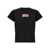 MM6 Maison Margiela Logo label T-shirt Black