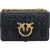 Pinko Love Shoulder Bag NERO-ANTIQUE GOLD