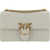 Pinko Shoulder Bag Love BIANCO SETA-ANTIQUE GOLD