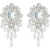 Alessandra Rich Earrings CRY-SILVER