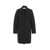 Harris Wharf London LONDON Single-breasted coat in pressed wool Black