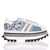 adidas Adidas Superstar, Platform Silver, White, Blue Blue