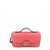 Gucci Leather shoulder bag with frontal GG logo Pink