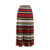 Gucci Lurex skirt with striped motif Multicolour