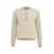 Paolo Pecora Knit pullover with polo collar in virgin wool White