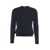 Paolo Pecora Knit sweater in virgin wool Blue