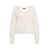 CRUSH Knitted sweater in cashmere White