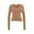 CRUSH Knitted sweater in cotton blend Brown