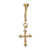 Emanuele Bicocchi Earring cross gold Gold