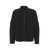 Transit Virgin wool cardigan with high collar Black