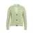 OLIVER LATTUGHI Knit cardigan in alpaca blend Green