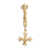 Emanuele Bicocchi Single earring crest Gold