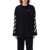 OFF-WHITE KIDS Pixel diagonal wide t-shirt Black