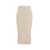 Kaos Cable knit tube skirt  Beige