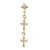 Emanuele Bicocchi Avelli multi- cross single earring Gold