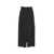 Otto d'ame Long flared skirt Black