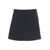 Otto d'ame Mini A-line skort in wool blend Blue