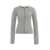 Semicouture Wool blend knit cardigan  Grey