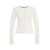 Semicouture Wool blend knit cardigan  White