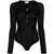 Elisabetta Franchi Elisabetta Franchi Logo-Jacquard Bodysuit Black