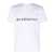 Givenchy Givenchy White Cotton Logo T-Shirt WHITE