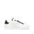 Dolce & Gabbana Dolce & Gabbana Portofino Sneakers In Calf Leather With Black Perforated Logo Black