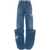 JW Anderson JW Anderson Distressed Bucket Jeans BLUE