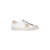 Golden Goose Golden Goose White And Beige Leather Super Star Sneakers WHITE/PLATINUM/YELLOW/PINK