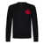 DSQUARED2 DSQUARED2 D2 Leaf Crewneck Sweater Black