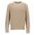 MA'RY'YA Crew-Neck Sweater Beige