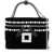 Roger Vivier "Micro Vanity Bag With Rhinestone NERO