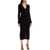 Magda Butrym Crochet Cardigan Dress BLACK