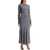 THE ANDAMANE Saba Jersey Dress In Seven GREY MELANGE