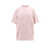 Balenciaga Cotton t-shirt with Political Campaign embroidered logo Pink