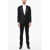 CORNELIANI Virgin Wool Smoking Leader Suit With Satin Lapel Black