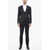 CORNELIANI 3 Piece Cerimonia Academy Suit With Satin Details Black