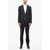 CORNELIANI Extrafine Wool Leader Suit With Flap Pockets Black