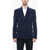 AMIRI Corduroy Double Breaste Blazer With Flap Pocket Blue