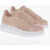 Alexander McQueen Braided Low-Top Sneakers Pink