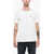 Diesel Crew-Neck Just T-Shirt With Contrast Trim And Breast Pocket White