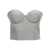 GIUSEPPE DI MORABITO Giuseppe Di Morabito Top Cropped Bustier GRAY