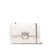 Pinko Pinko Love Big Puff Leather Shoulder Bag BIANCO SETA-OLD SILVER