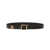 Dolce & Gabbana Dolce & Gabbana Calf Leather Belt With Logo Plaque Black