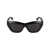 Bottega Veneta Bottega Veneta Sunglasses 001 BLACK BLACK GREY