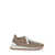 Brunello Cucinelli Beige Low Top Sneakers With Rubber Sole In Suede Woman Beige