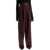 Lanvin Wide-Leg Pants With Belt BORDEAUX