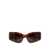 Balenciaga Bossy Cat sunglasses with logo plate Brown