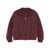 Pinko Pinko Burgundy Cotton Callino Sweatshirt With Zipper RED