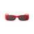 Balenciaga Balenciaga Sunglasses 015 RED SILVER GREY